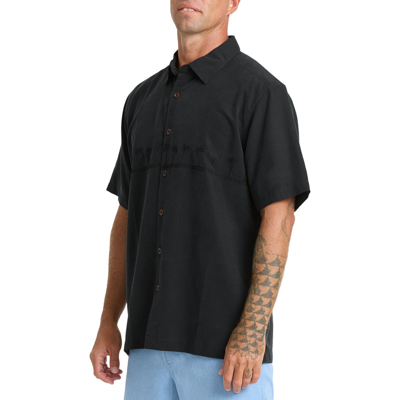 Load image into Gallery viewer, Quiksilver Waterman Tahiti Palms Short Sleeve Button-Up Shirt 5
