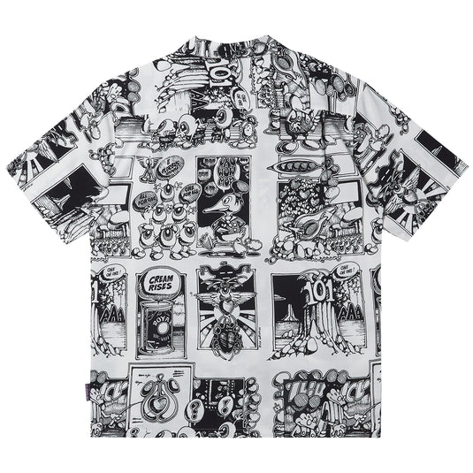 Quiksilver Rick Griffin Comix Short Sleeve Button-Up Shirt 2