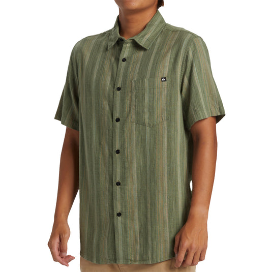 Quiksilver Pyke Classic Short Sleeve Button-Up Shirt 4