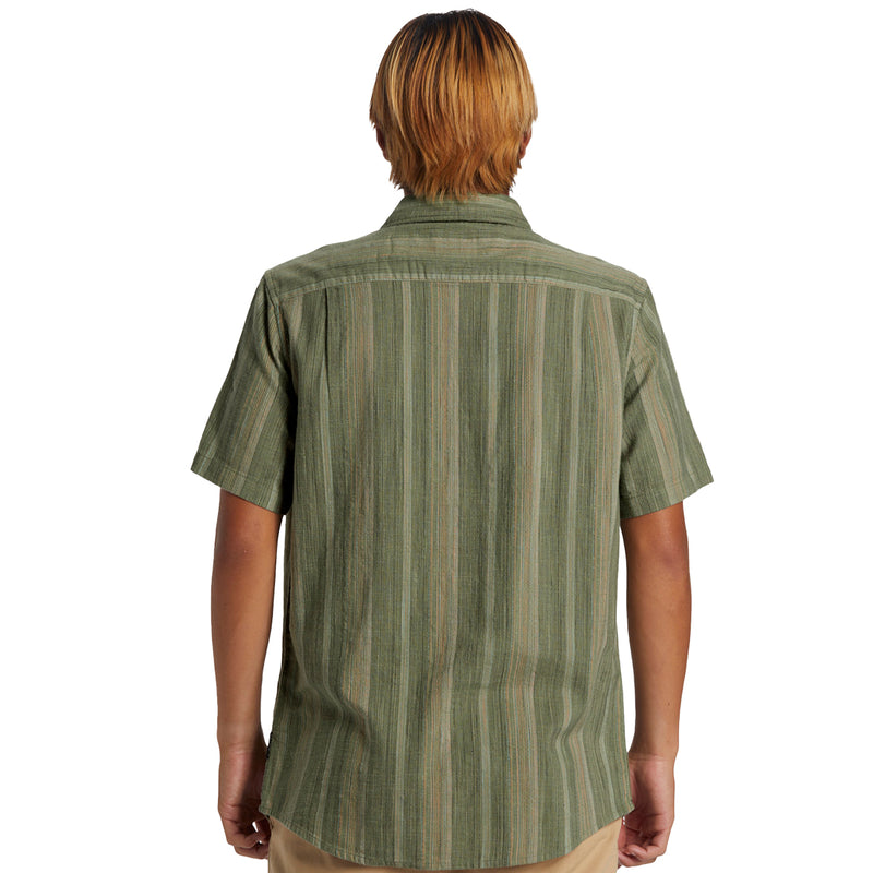 Load image into Gallery viewer, Quiksilver Pyke Classic Short Sleeve Button-Up Shirt 5
