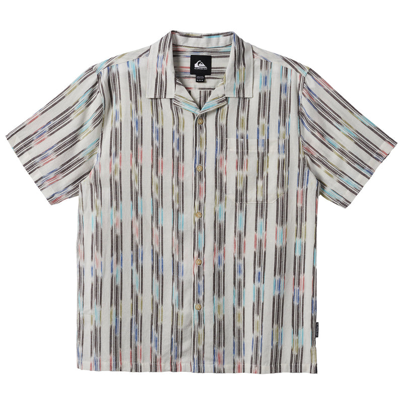 Load image into Gallery viewer, Quiksilver Space Dye Casual Short Sleeve Button-Up Shirt 1
