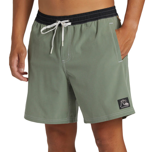 Quiksilver Original Straight Elastic Waist 17" Shorts 6