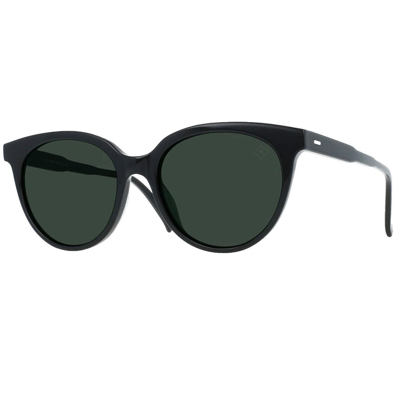 Load image into Gallery viewer, RAEN Women's Lily Polarized Sunglasses - Crystal Black/Green 1

