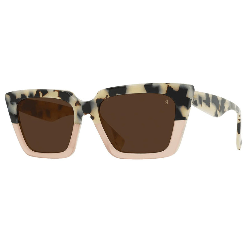 Load image into Gallery viewer, RAEN Women's Keera Sunglasses - Ivory Coral/Carob 1
