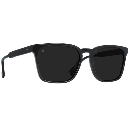 RAEN Pierce Sunglasses - Recycled Black/Dark Smoke 2