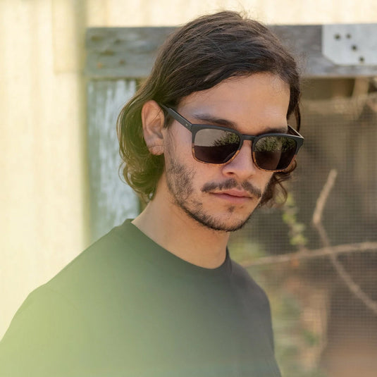 RAEN Pierce Sunglasses - Recycled Black/Dark Smoke 5
