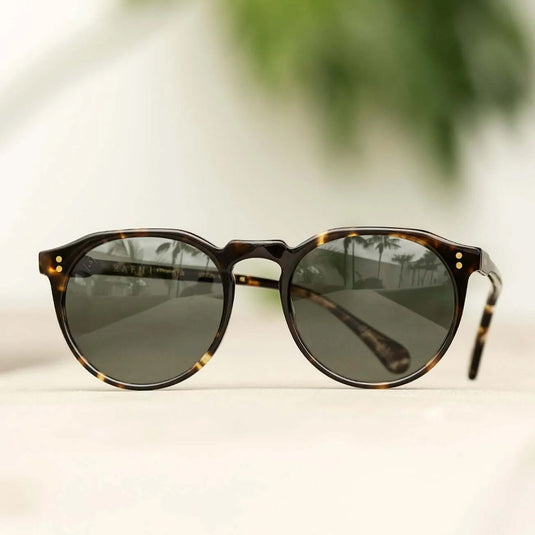 RAEN Remmy Polarized Sunglasses - Brindle Tortoise/Green 5