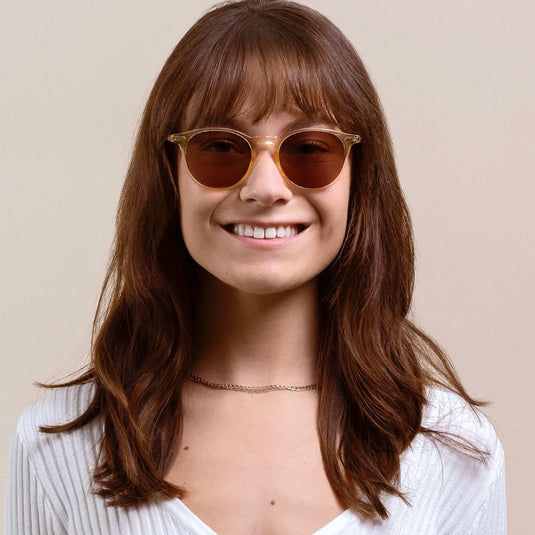 RAEN Basq Sunglasses - Champagne Crystal/Suntan 6