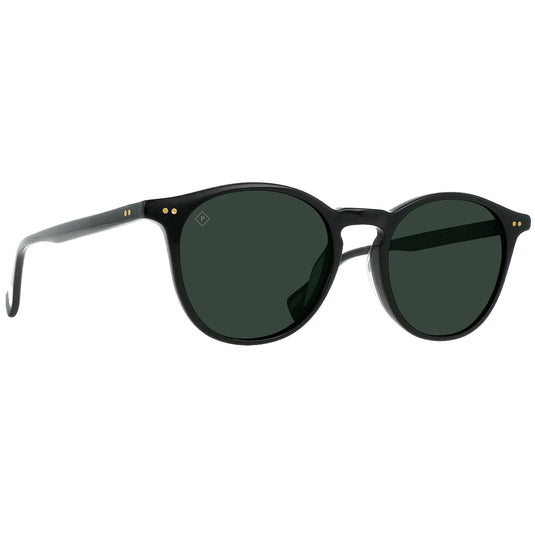 RAEN Basq Polarized Sunglasses - Recycled Black/Green 2