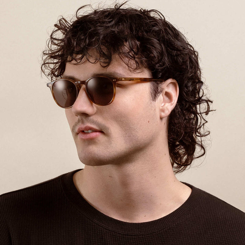 Load image into Gallery viewer, RAEN Basq Sunglasses - Moab Tortoise/Green 5

