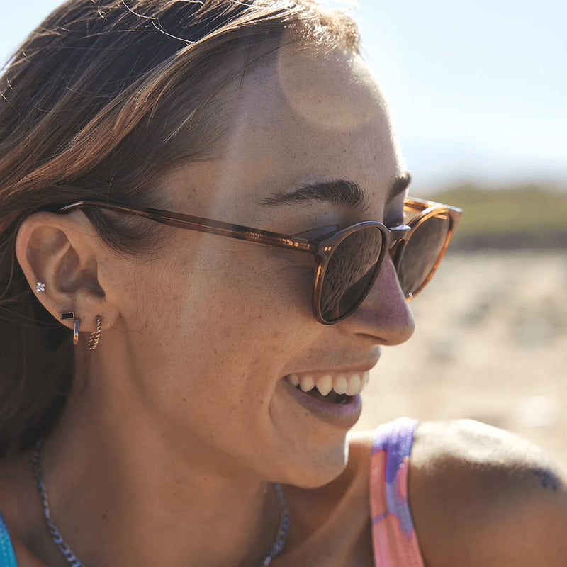 Load image into Gallery viewer, RAEN Basq Sunglasses - Moab Tortoise/Green 9
