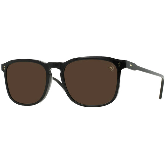 RAEN Wiley Polarized Sunglasses - Recycled Black/Vibrant Brown 1