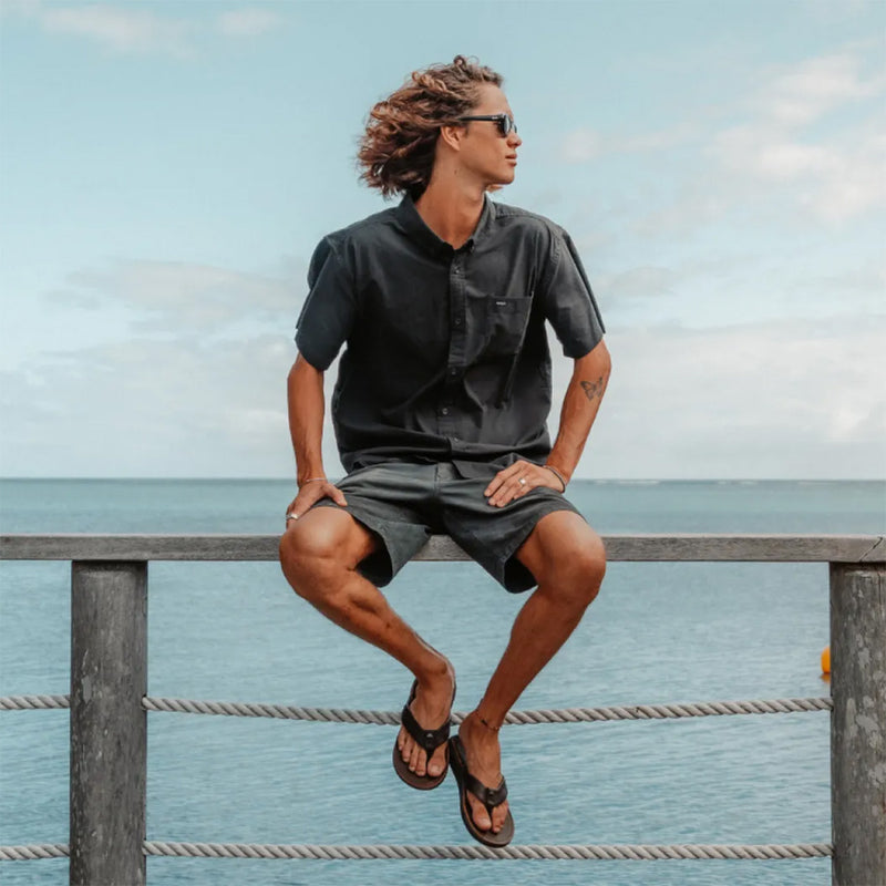 Load image into Gallery viewer, REEF Leather Offshore Sandals 7
