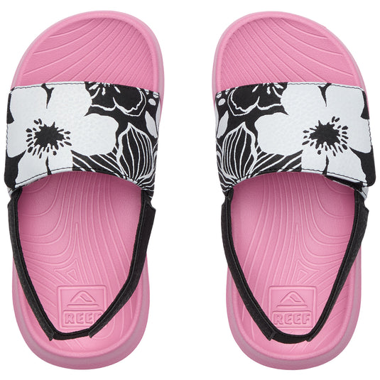 REEF Youth Little Salty Slide Sandals 6