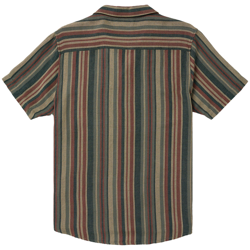 Load image into Gallery viewer, RVCA Exotica Stripe Short Sleeve Button-Up Shirt 2
