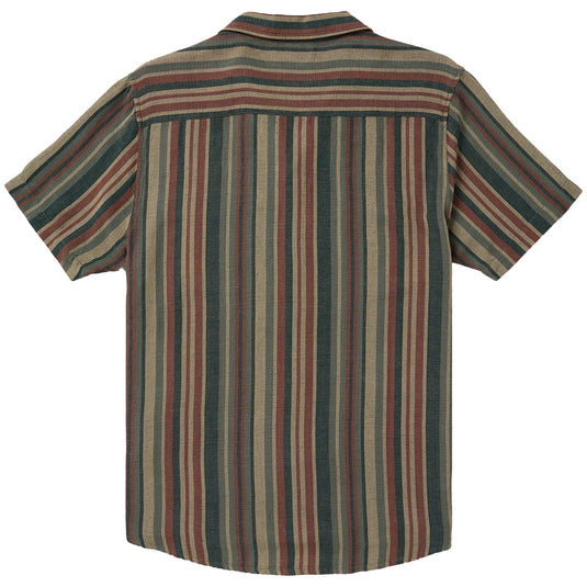 RVCA Exotica Stripe Short Sleeve Button-Up Shirt 2