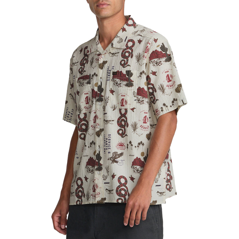 Load image into Gallery viewer, RVCA Wasteland Short Sleeve Button-Up Shirt
