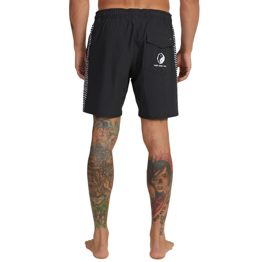 RVCA Noise Elastic Waist 17" Boardshorts 6