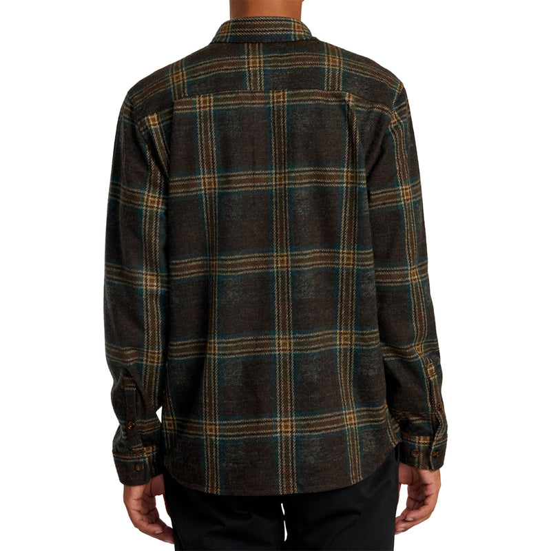 Load image into Gallery viewer, RVCA Vacancy Long Sleeve Button-Up Flannel Shirt 2
