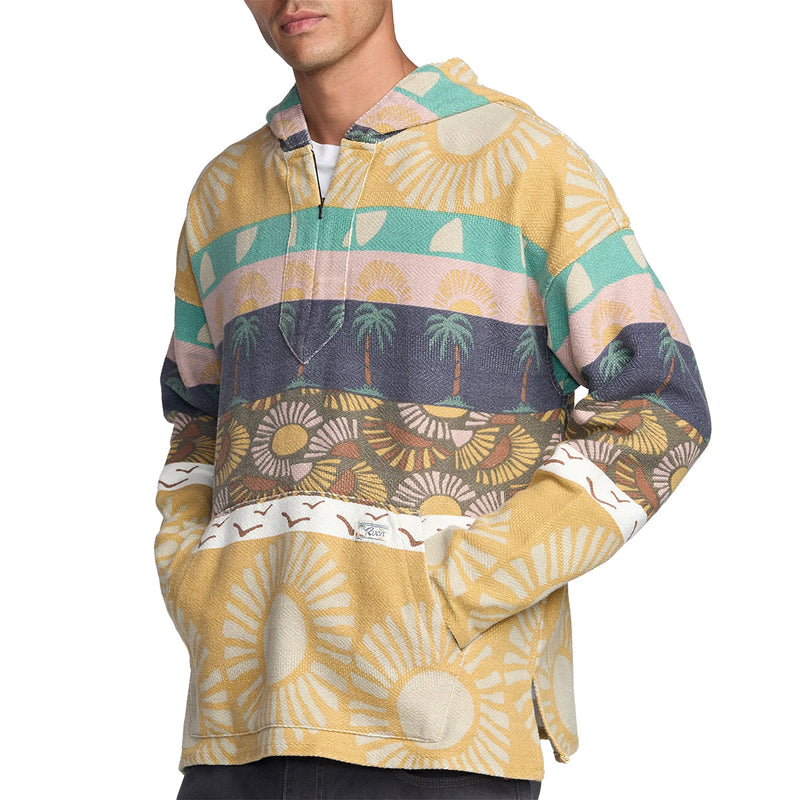 Load image into Gallery viewer, RVCA Exotica Poncho Pullover Hoodie 1

