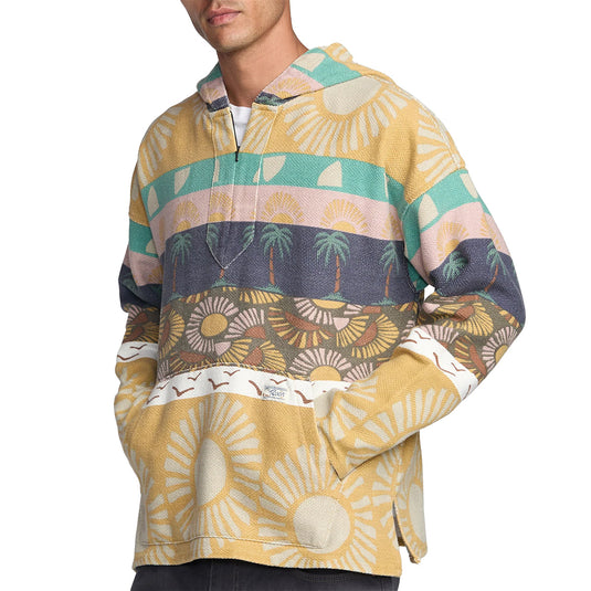 RVCA Exotica Poncho Pullover Hoodie 1