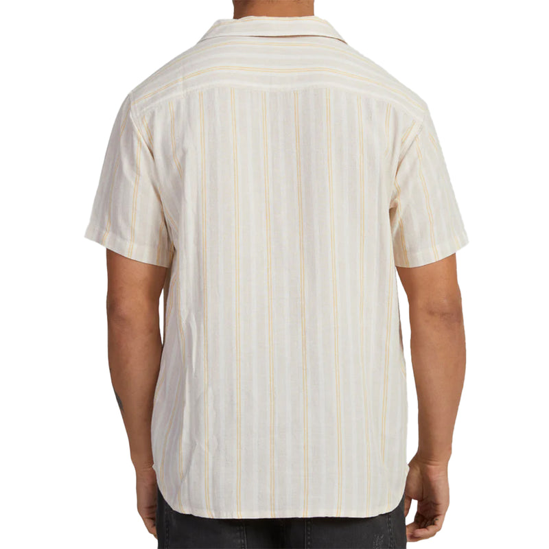 Load image into Gallery viewer, RVCA Beat Stripe Short Sleeve Button-Up Shirt 3

