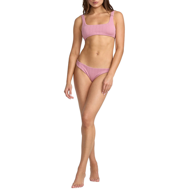 Load image into Gallery viewer, RVCA Women's Chevy Grooves Lace Back Bralette Bikini Top 5
