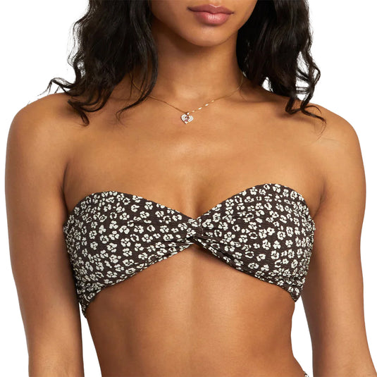 RVCA Women's Ditz Bandeau Bikini Top 1