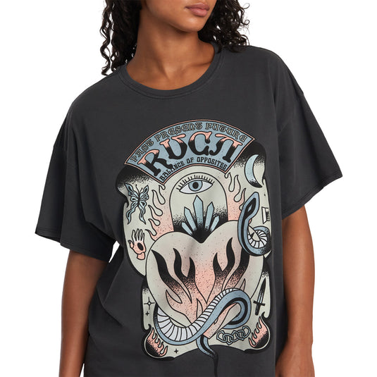 RVCA Women's Baggie Tee T-Shirt 4