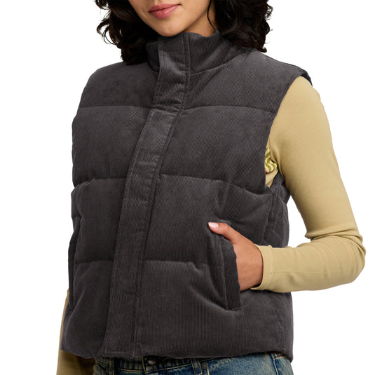 RVCA Women's Eezeh Puffer Zip-Up Vest 4