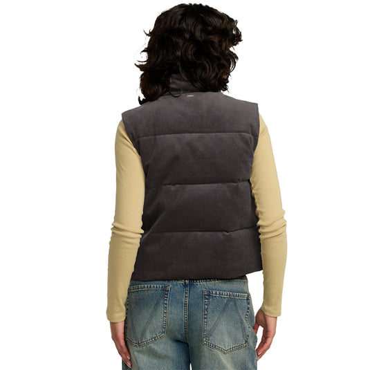 RVCA Women's Eezeh Puffer Zip-Up Vest 2