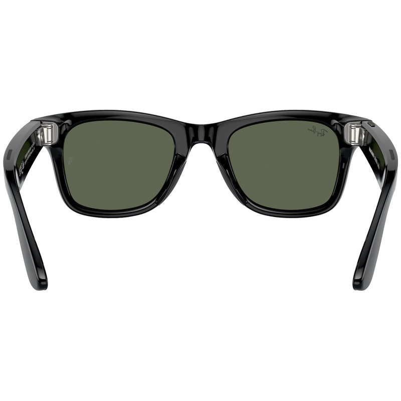 Load image into Gallery viewer, Ray-Ban Meta Gen 1 Wayfarer Sunglasses - Shiny Black/G15 Green 4

