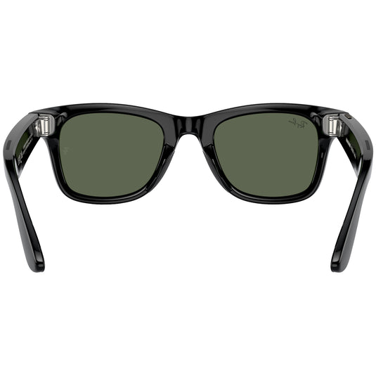 Ray-Ban Meta Gen 1 Wayfarer Sunglasses - Shiny Black/G15 Green 4