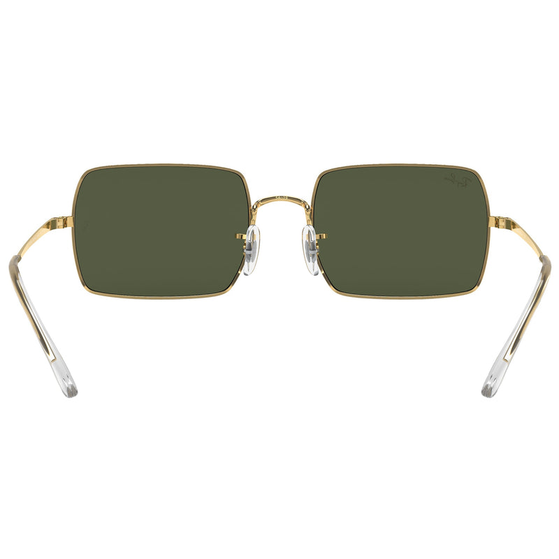 Load image into Gallery viewer, Ray-Ban Women's Rectangle 1969 Sunglasses - Polished Gold/Green 4
