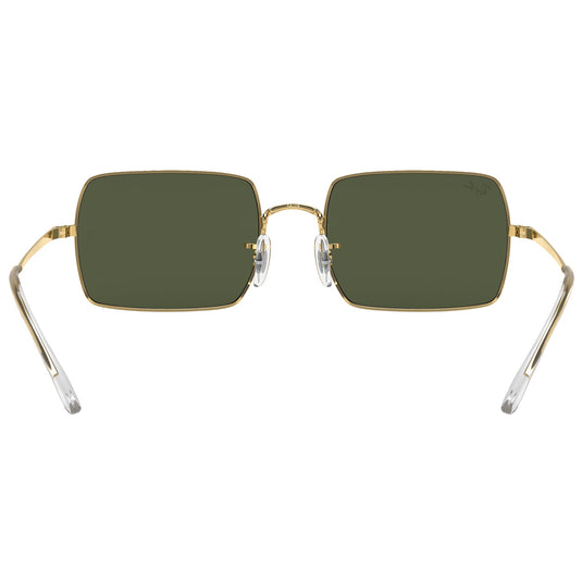 Ray-Ban Women's Rectangle 1969 Sunglasses - Polished Gold/Green 4