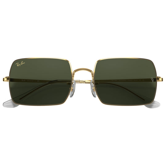 Ray-Ban Women's Rectangle 1969 Sunglasses - Polished Gold/Green 6