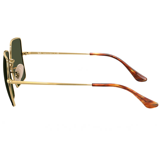 Ray-Ban Square 1971 Classic Sunglasses - Polished Gold/Green 4