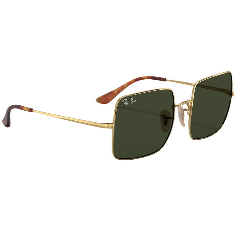 Load image into Gallery viewer, Ray-Ban Square 1971 Classic Sunglasses - Polished Gold/Green 3
