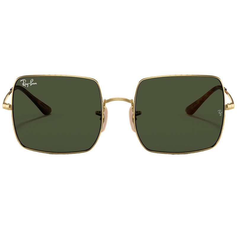 Load image into Gallery viewer, Ray-Ban Square 1971 Classic Sunglasses - Polished Gold/Green 2
