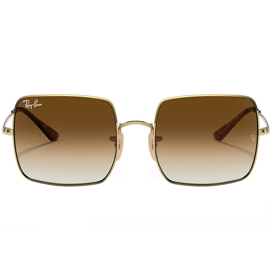 Ray-Ban Square 1971 Classic Sunglasses - Polished Gold/Light Brown 2