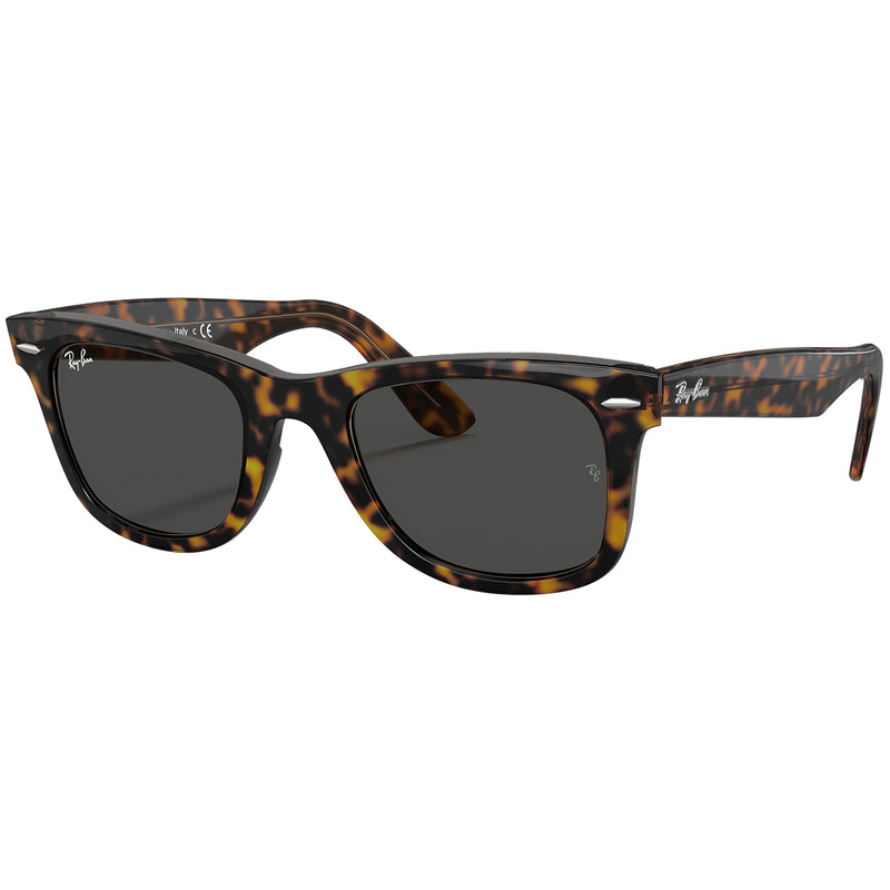 Load image into Gallery viewer, Ray-Ban Original Wayfarer Bicolor Sunglasses - Polished Havana On Transparent Brown/Dark Gray 1
