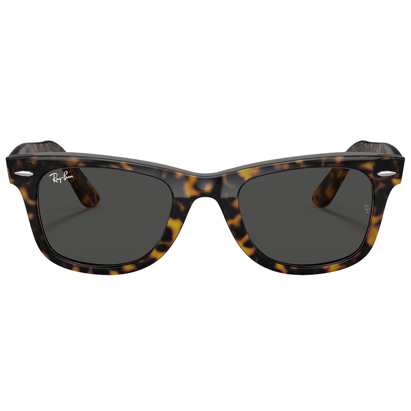 Load image into Gallery viewer, Ray-Ban Original Wayfarer Bicolor Sunglasses - Polished Havana On Transparent Brown/Dark Gray 2
