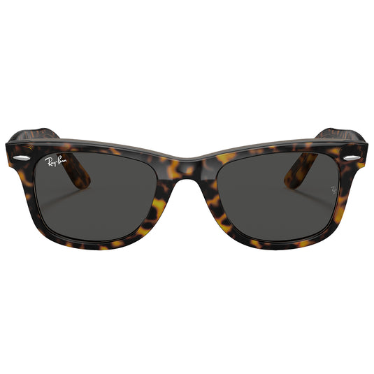 Ray-Ban Original Wayfarer Bicolor Sunglasses - Polished Havana On Transparent Brown/Dark Gray 2