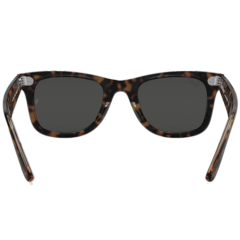 Load image into Gallery viewer, Ray-Ban Original Wayfarer Bicolor Sunglasses - Polished Havana On Transparent Brown/Dark Gray 5
