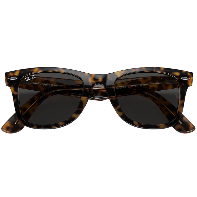 Load image into Gallery viewer, Ray-Ban Original Wayfarer Bicolor Sunglasses - Polished Havana On Transparent Brown/Dark Gray 6
