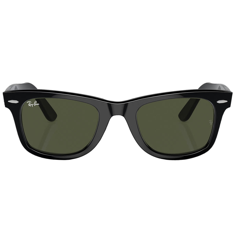 Load image into Gallery viewer, Ray-Ban Original Wayfarer Classic Sunglasses - Polished Black/Green 2
