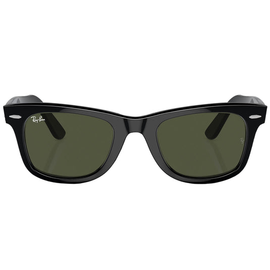 Ray-Ban Original Wayfarer Classic Sunglasses - Polished Black/Green 2