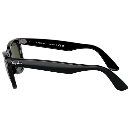 Ray-Ban Original Wayfarer Classic Sunglasses - Polished Black/Green 4