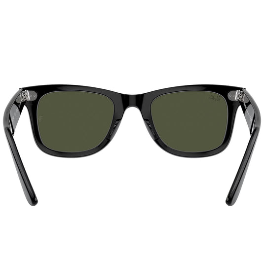 Ray-Ban Original Wayfarer Classic Sunglasses - Polished Black/Green 5