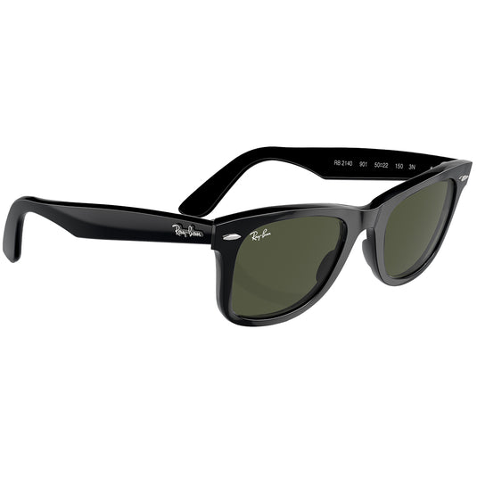 Ray-Ban Original Wayfarer Classic Sunglasses - Polished Black/Green 3